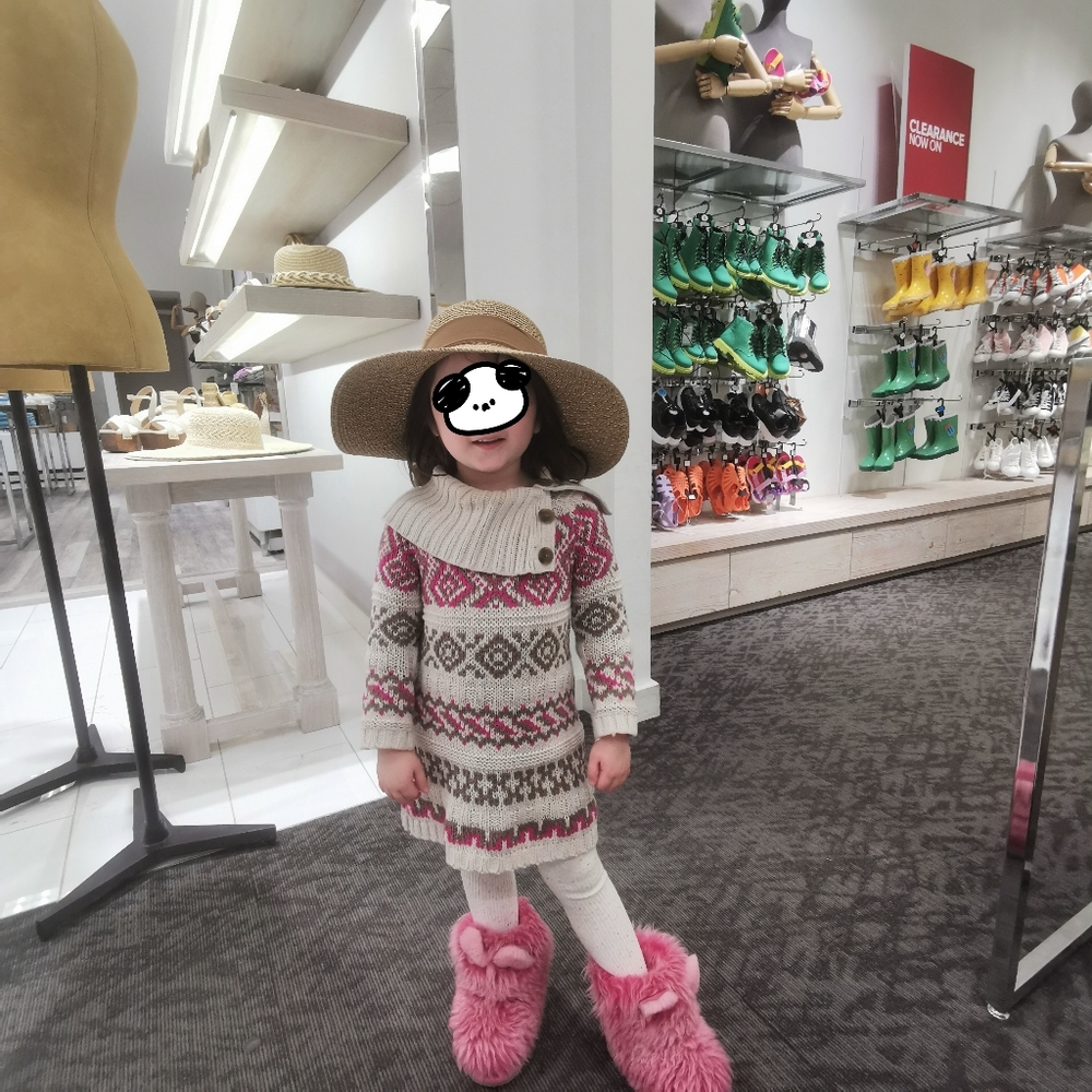 2/30 Gap Girls' Fair Isle Knit Sweater Dress